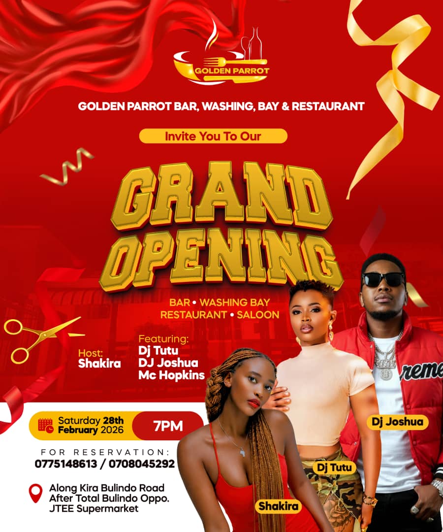 Kira’s Newest Hotspot: Golden Parrot Bar, Restaurant & Washing Bay Set for Grand Opening in Bulindo